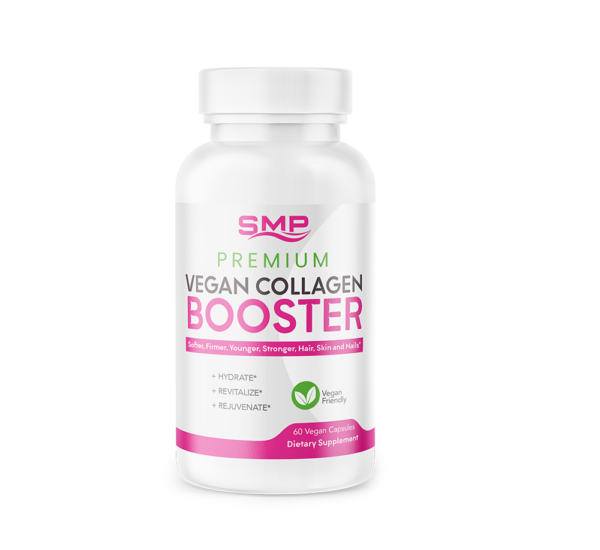 High Potency Vegan Collagen Booster – Amino Acids – Resveratrol – Aloe Vera – Zinc – Vitamin C – Veggie Caps