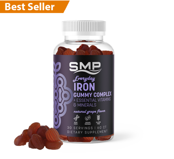 Iron Gummies – Natural Grape Flavor