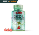 DIM 300mg – Complex Gummies – W/ Broccoli Extract & Dong Quai – Natural Strawberry Flavor & Color – Gum Drop Swirl Shape