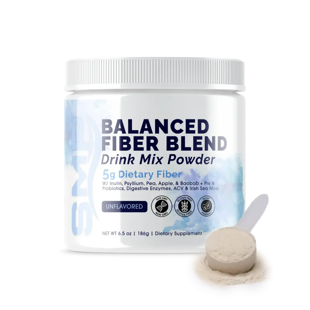 Balanced Fiber Powder + Blend Drink Mix 186 g Unflavored