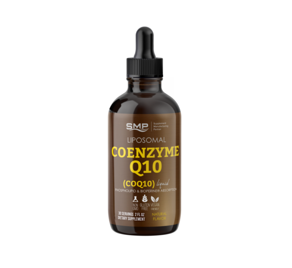 Liposomal Coenzyme Q10 (CoQ10) Liquid W/ MCT Oil – Phospholipid & Bioperine® Absorption - 30 Servings - 2oz – Natural Flavors – Gluten Free – Non-GMO – Vegan Friendly 