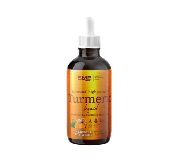 Liposomal High Potency Turmeric Liquid – Phospholipid & Bioperine® Absorption - 30 Servings - 2oz – Natural Flavors – Gluten Free – Non-GMO – Vegetarian Friendly