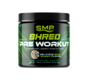 Shred Pre Workout Powder 174 g – Thermogenic, Energy, Pump, & Focus – Delicious Sour Gummy Flavor – 30 Servings - Non-GMO – Gluten-Free – Vegan Friendly