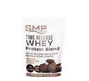 Time Release Whey Protein Blend 1Lb Bag (WPC, WPI, Egg Albumin, Micellar Casein) rBGH Free W/ Enzymes & Probiotics – Natural Chocolate Flavor – Non-GMO