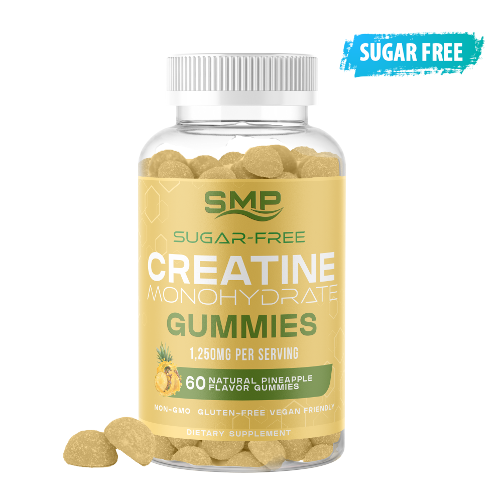 Sugar Free Pineapple Creatine Gummies Bottle 102457 1