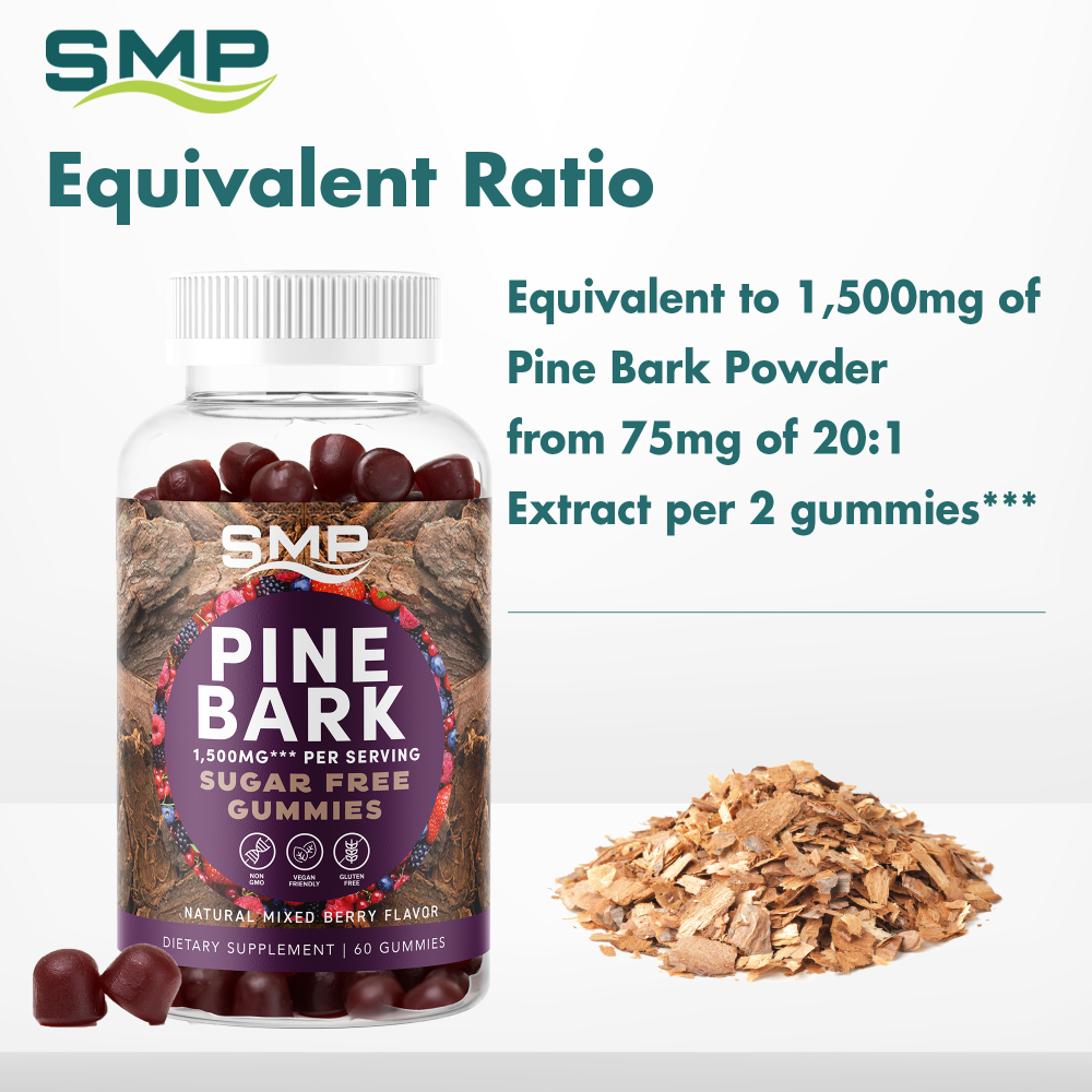 Pine Bark Sugar Free Gummies Infographic 101491 001