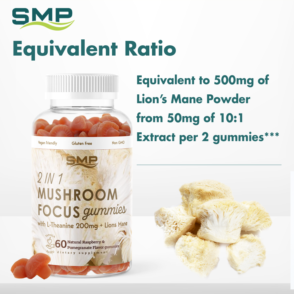 Lions Mane L Theanine Gummies Infographic 101443 001