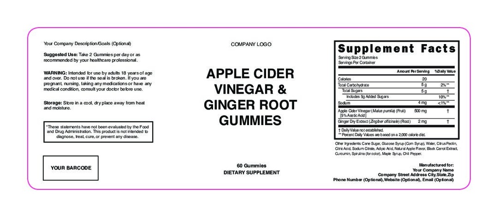 Acv Gingeroot 500Mg Gummies 250Cc Pete Pdf