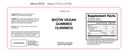 Biotin Strawberry Gummies 250Cc Pete Blank Label Template