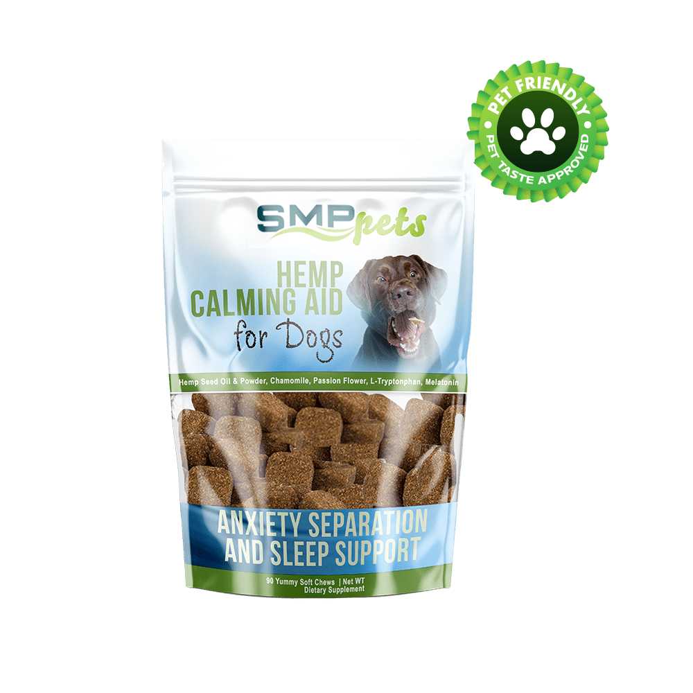 Hemp Calm Aid Dog Chews Bag