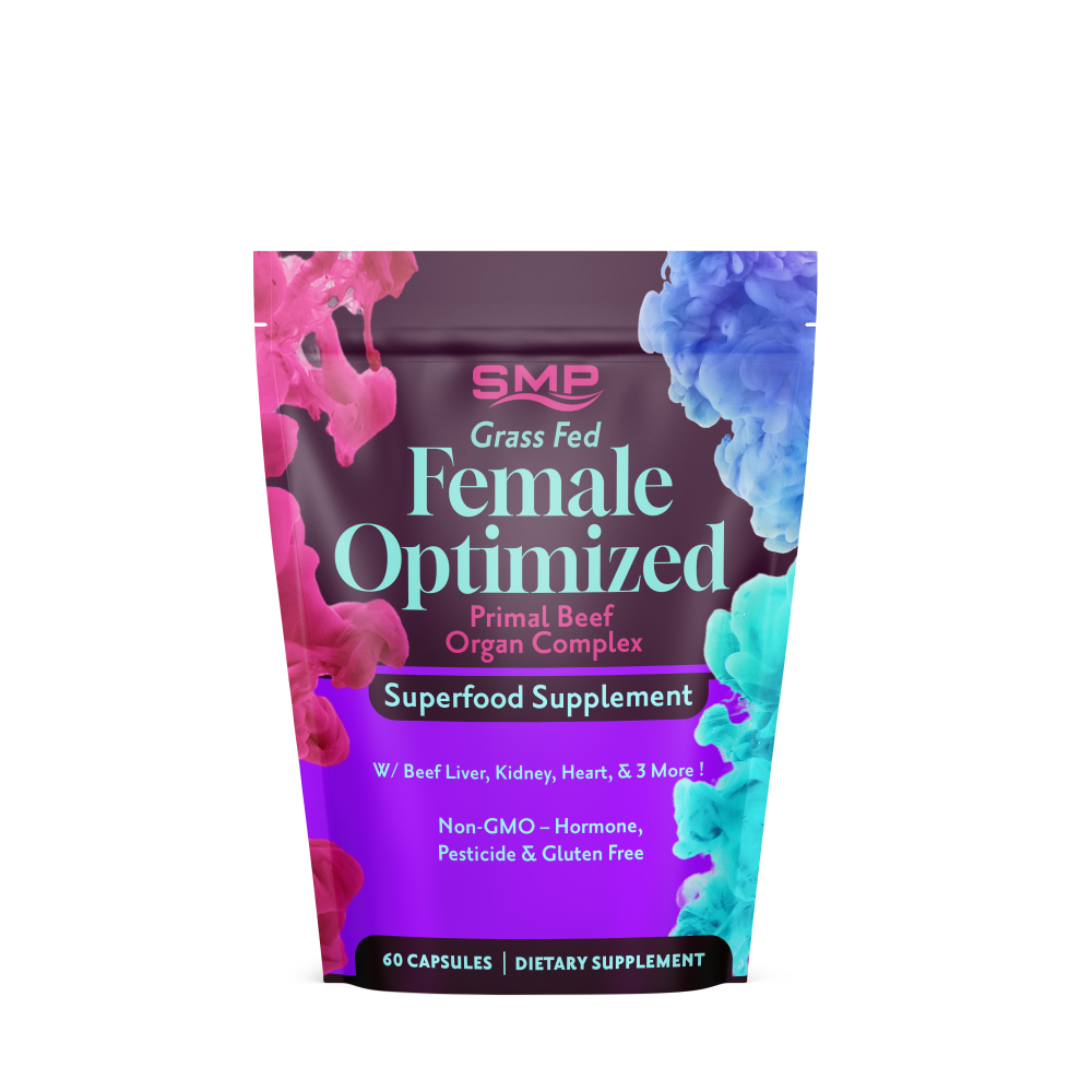Grass Fed Female Optimized Beef Organ Capsules Bag 102128