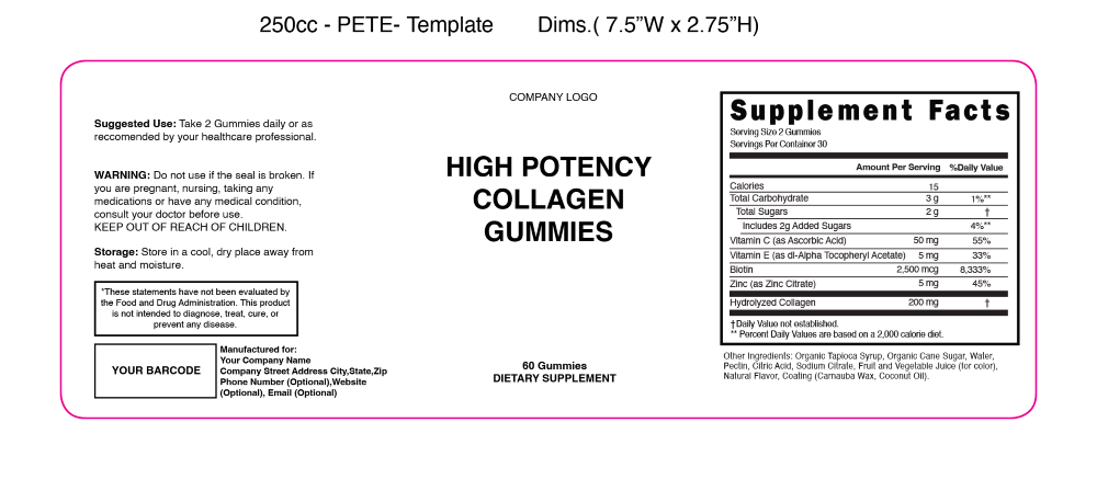 High Potent Collagen 250Cc Pete 100611