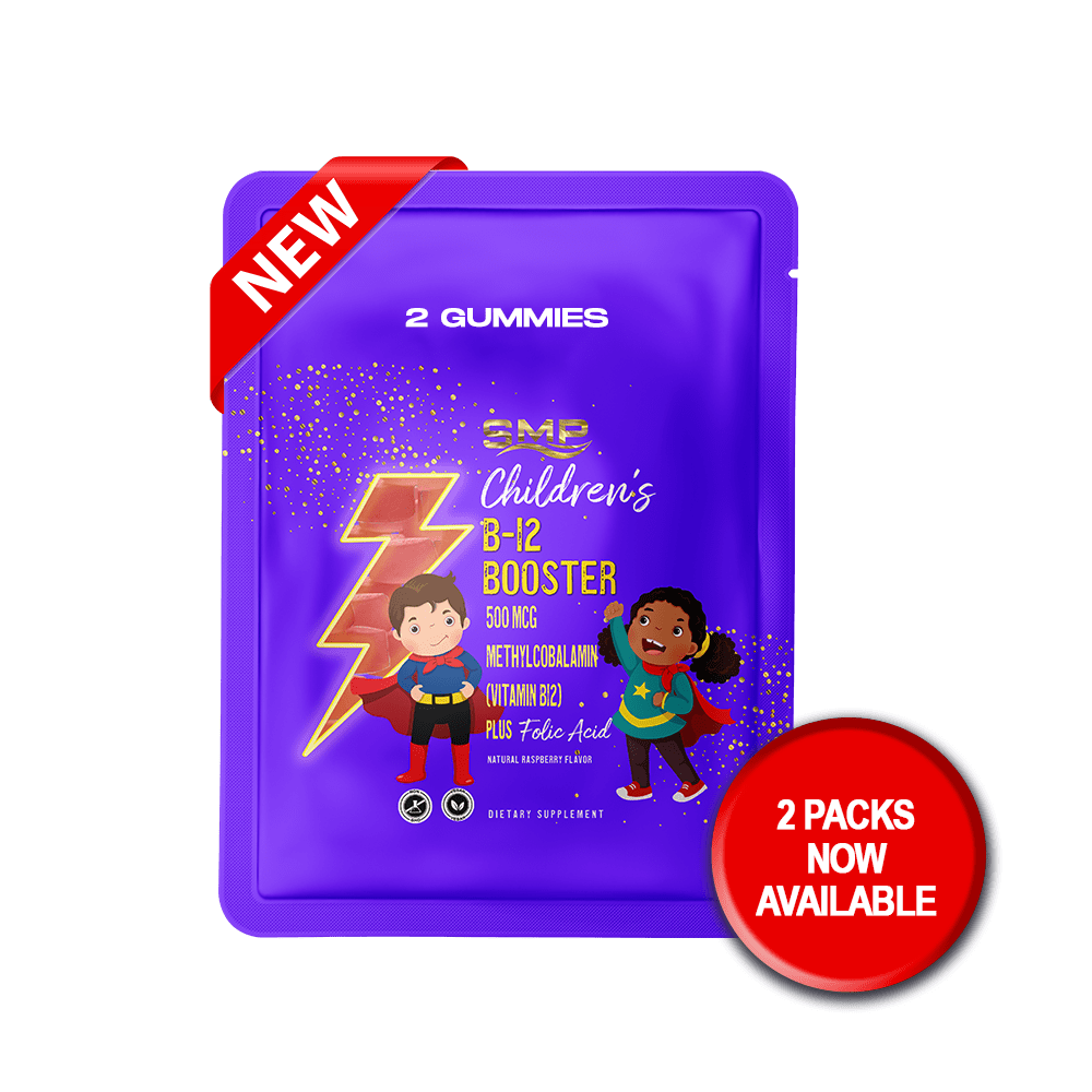 Kids B 12 Booster Gummies With 500Mcg