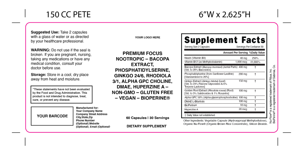 Focus Capsules Label 150Cc Pete 100574