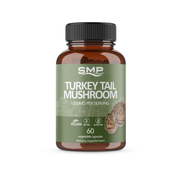 Turkey Tail Mushroom Capsules 500mg ea