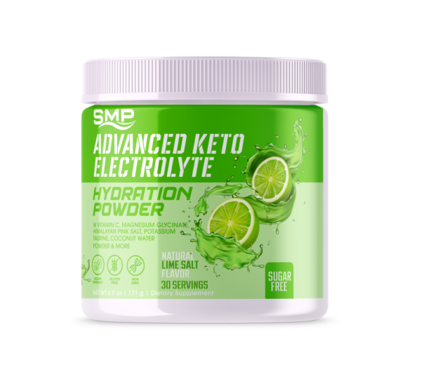 Sugar Free Advanced Keto Electrolyte Hydration Powder - Natural Lime Flavor 172.8g (Serving Size: 5.76g, 30 Servings)