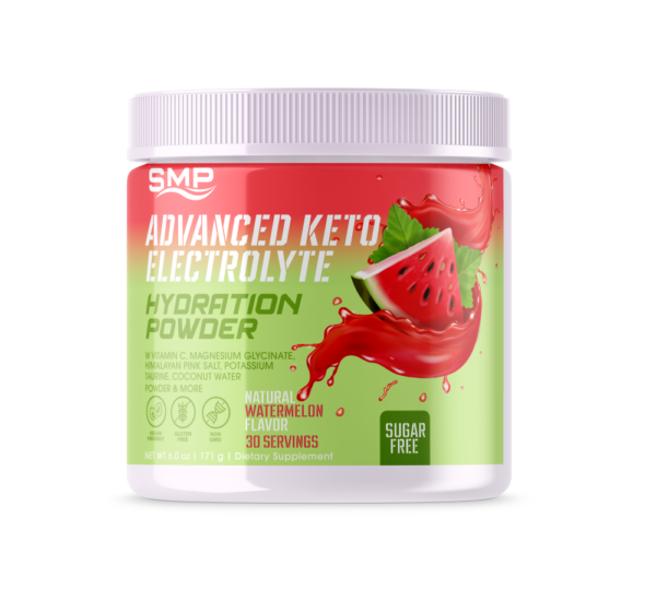 Sugar Free Advanced Keto Electrolyte Hydration Powder - Natural Watermelon Flavor 172.8g (Serving Size: 5.76g, 30 Servings)
