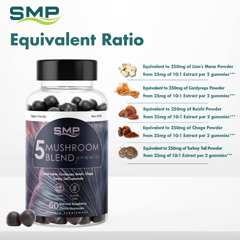 Mushroom 5 Gummies Infographics 101057 001