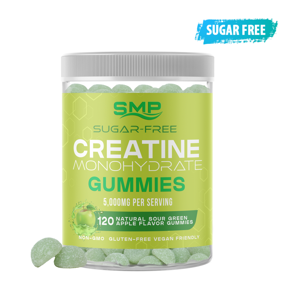 Sour Green Apple Creatine Gummies Jar 101972