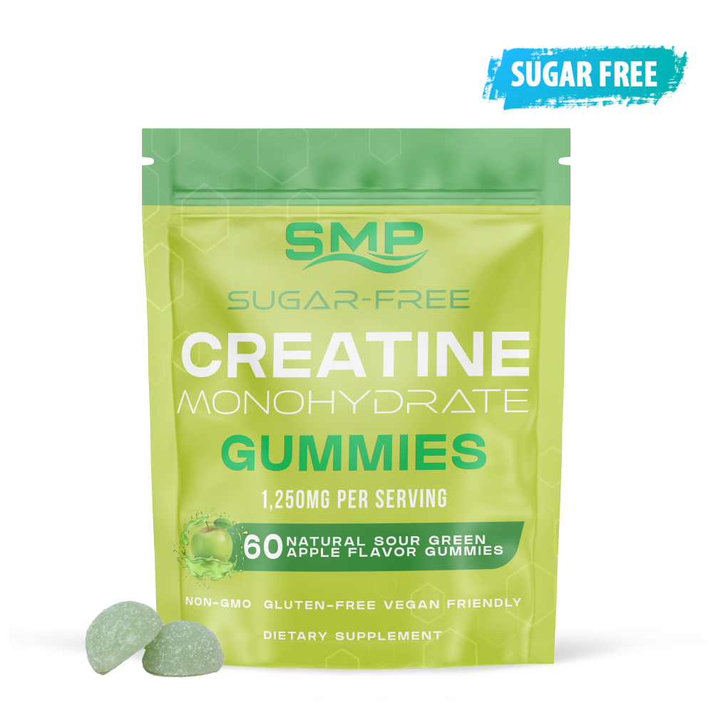 Sour Green Apple Creatine Gummies Bag 101972