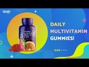 Video - Daily Multivitamin A, B, B3, B5, B6, B12, Biotin, 