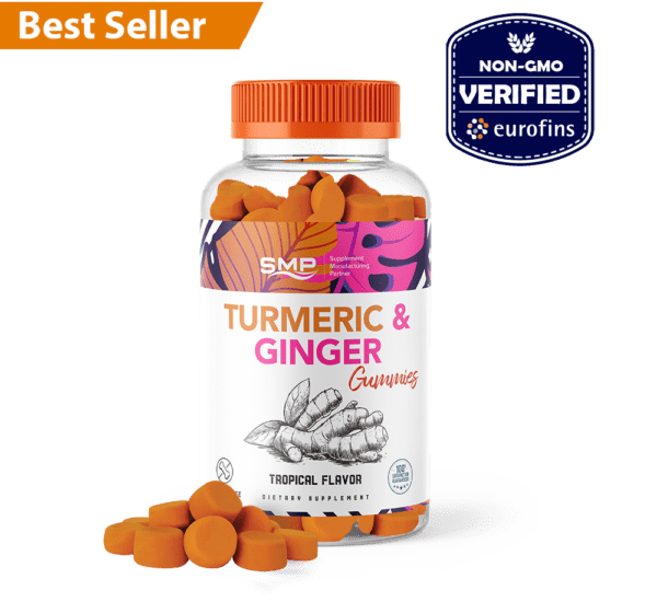 Turmeric & Ginger Gummies – Tropical Flavor