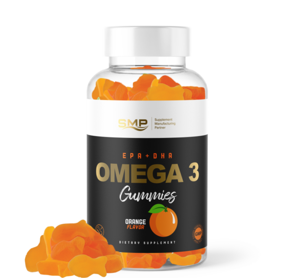 Omega 3,6,9 Gummies – Men & Women – Flaxseed Oil W/ ALA – Natural Orange Flavor & Color