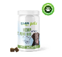 calming aid w hemp seed oil powder for dogs chamomile thiamine b1 passion flower ginger l tryptophan melatonin anxiety separation relief sleep support soft chews in a bag