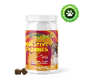 digestive enzymes for dogs w probiotics alpha amylase lipase cellulase protease bacillus coagulans support diet change soft chews in a bag
