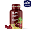 Tart Cherry Extract 2,000mg Gummies + Celery Seed Extract 400mg, Raw & Natural - Natural Cherry Flavor - Natural Colors