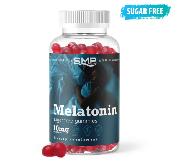 Sugar Free Melatonin 5mg 2g Pectin Gummy - Natural Blackberry - Gluten Free - Non-GMO - Vegan Friendly