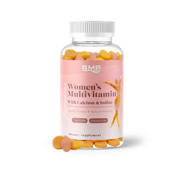 Women’s Multivitamin Gummies W/ Calcium & Iodine – Mixed Shapes