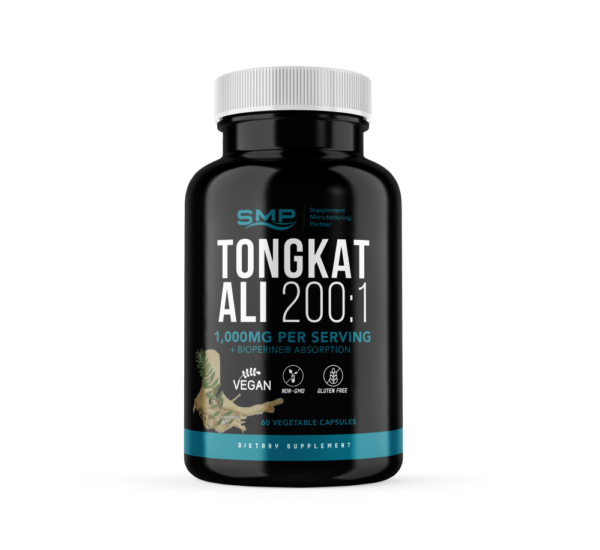 Tongkat Ali Root Extract 200:1 (Longjack) (Eurycoma Longifolia) - 1,000mg Per Serving + Bioperine® 