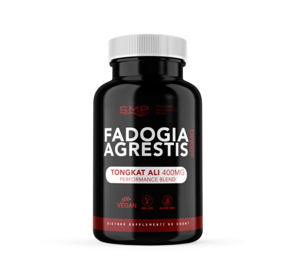 Fadogia Agrestis 600mg & Tongkat Ali 400mg Extracts Performance Blend Vegetable Capsules – Non-GMO – Gluten-Free – Vegan