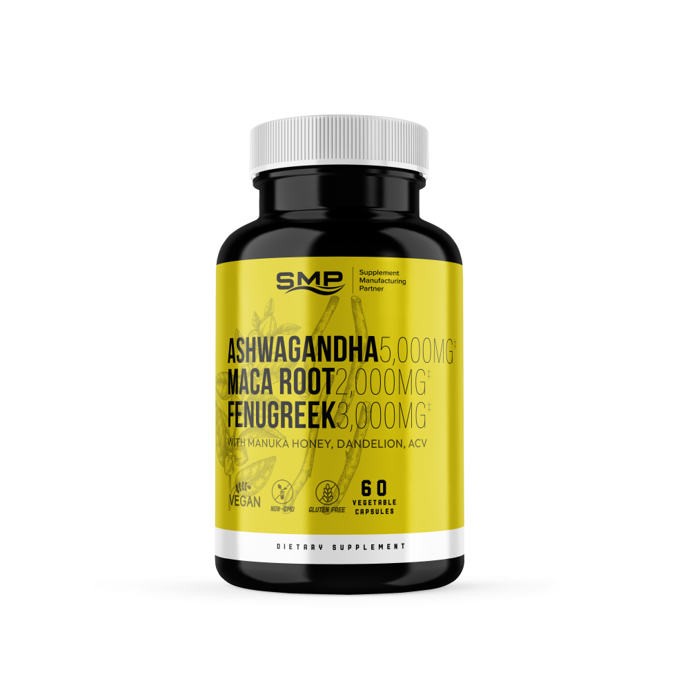 Ashwagandha & Maca All In 1 Capsules, Size '00'