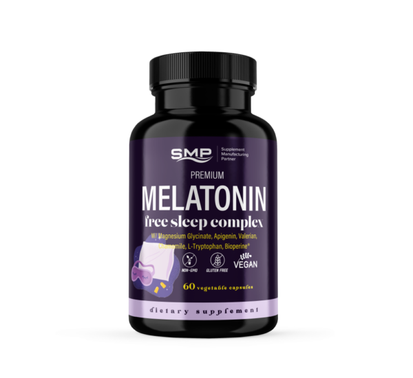 Premium Melatonin Free Sleep Capsules, Size '0'