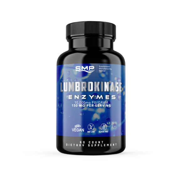 Lumbrokinase 10,000 FU/ Gram Capsules 75mg ea
