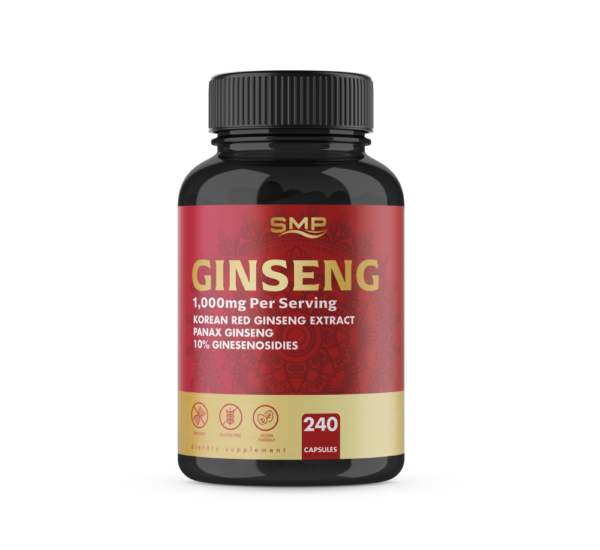 Korean Red Panax Ginseng Extract Capsules, Size '0'