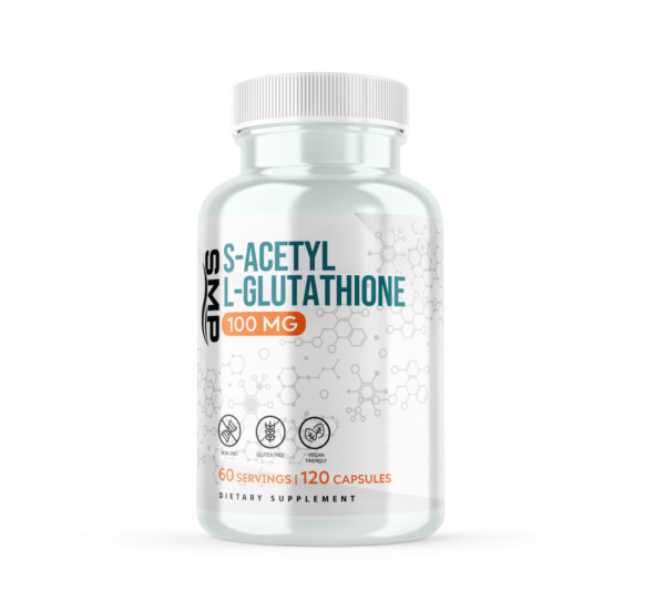 S-Acetyl L-Glutathione Capsules 100mg ea, Size '4'