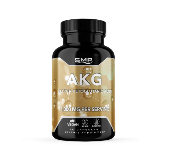AKG (Alpha-ketoglutaric acid) capsules 500 mg ea