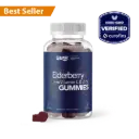 Elderberry Gummies W/ Vitamin C & Zinc - Delicious Blueberry Flavor - Berry Shape