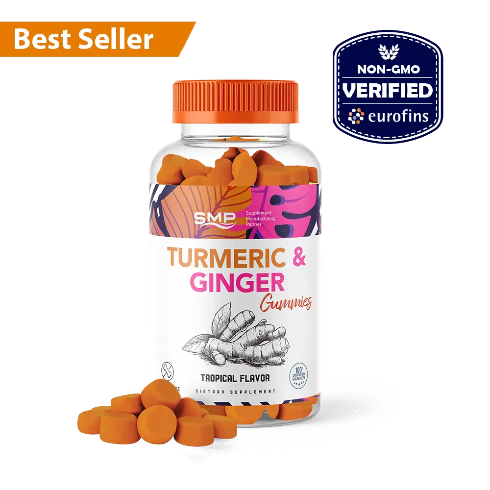 Turmeric & Ginger Gummies – Tropical Flavor