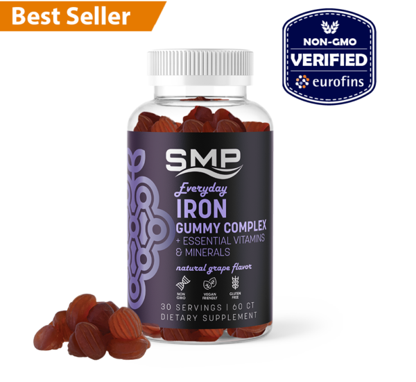 Iron Gummies – Natural Grape Flavor