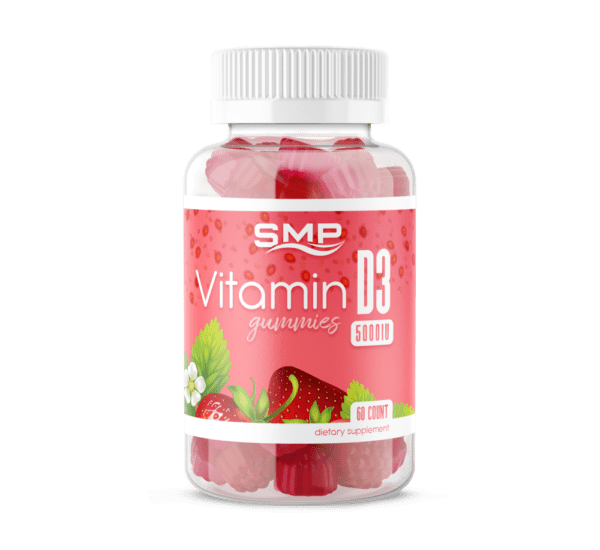 Vitamin D3 5,000iu Gummies – Strawberry Flavor