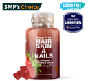 Sugar Free Hair, Skin, and Nails Gummies - Natural Strawberry Flavor 