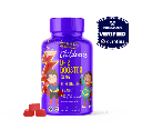 Kids B-12 Booster Gummies W/ 500mcg Methylcobalamin (Vitamin B12) + Folic Acid - Natural Raspberry Flavor