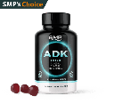 ADK Vitamin Gummies W/ MK-4 & MK-7 3,000 IU Vitamin A - 5,000IU Vitamin D3 - 500mcg K2 - Natural Blueberry 