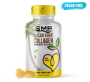 Collagen Sugar-Free Gummies - Natural Tropical Flavor & Color - Marine Based - Keto Friendly - Heart Shape