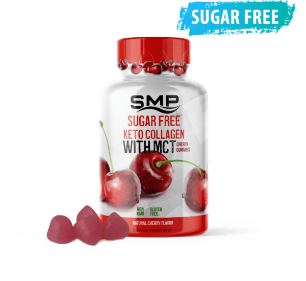 Keto Collagen Sugar-Free Gummies W/ MCT- Natural Cherry Flavor