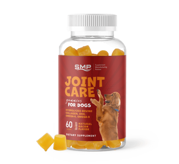Joint Care Gummies For Dogs Hydrolyzed Bovine Collagen, DHA, Omega-6, Omega-9 